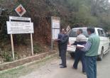 Inspection of khola to dharpaya koti motor road by C E, Garhwal ,PMGSY on dated 19-03-2016